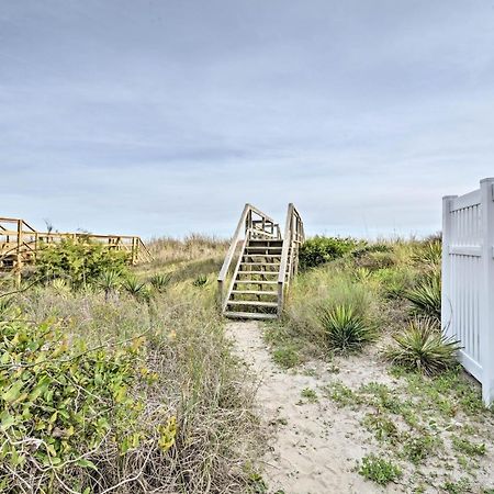 Pet-Friendly Second Row House Steps To Beach! Holden Beach Exterior foto