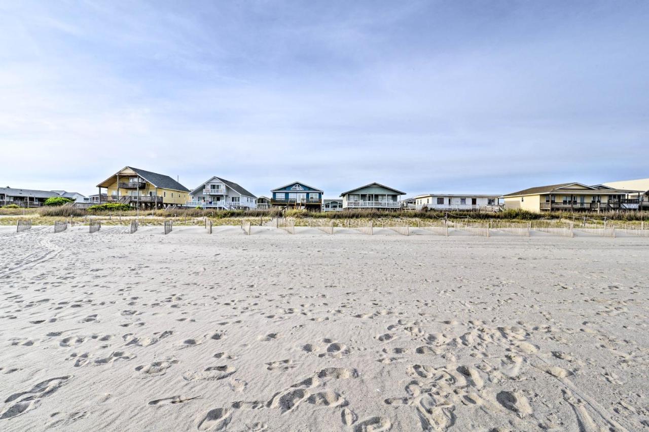 Pet-Friendly Second Row House Steps To Beach! Holden Beach Exterior foto